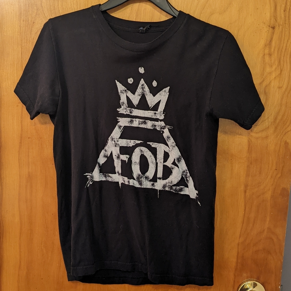 Fall Out Boy T-Shirt, Size S, Black